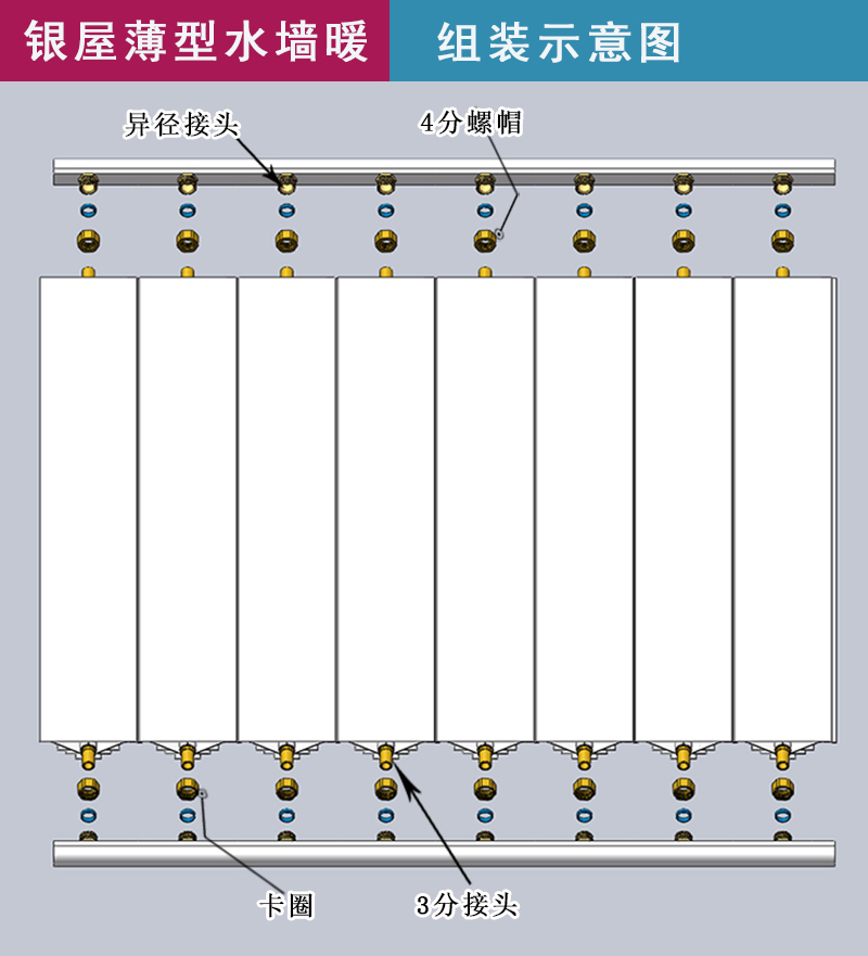 ����ǽ��װ�ΰ�ů��Ƭ��װʾ��ͼ